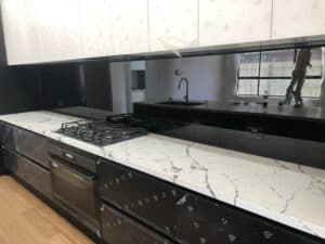 Kitchen caulking.