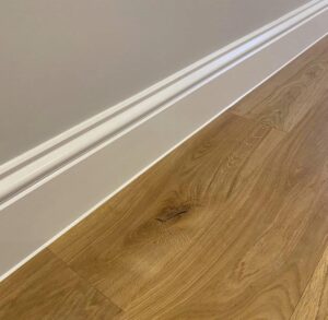 skirt stair caulking