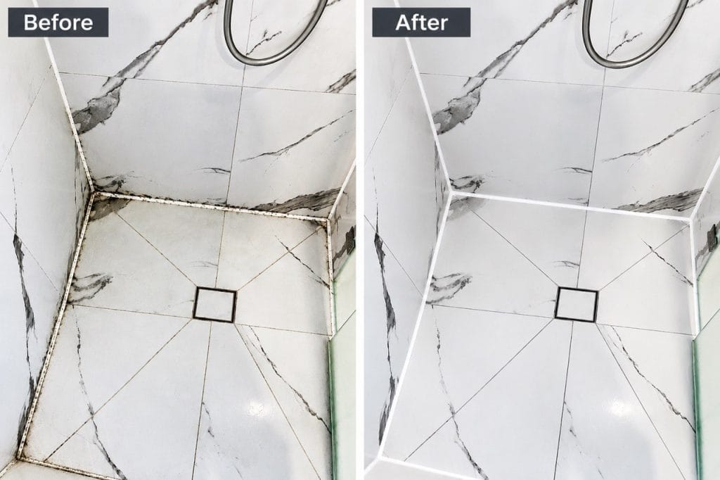 Bathroom Caulking Melbourne Before & After Caulking Melbourne